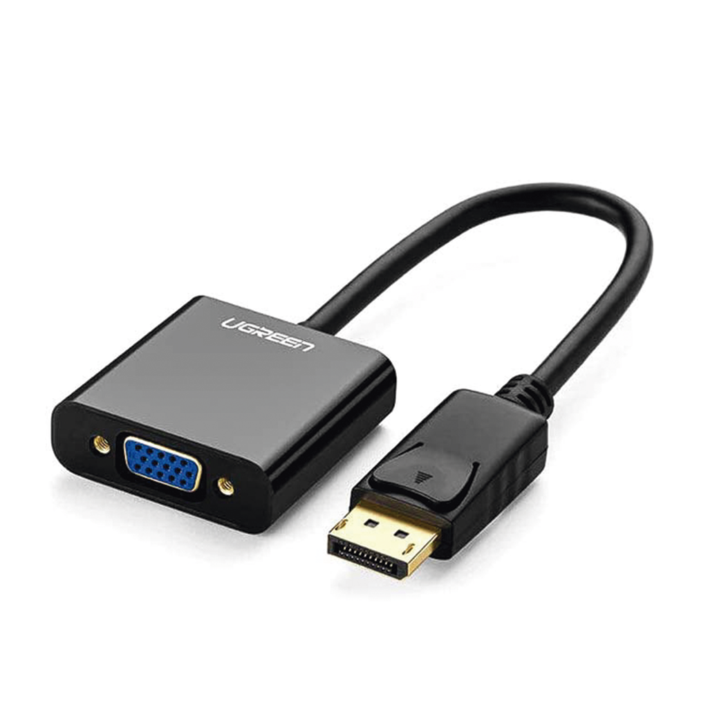 Convertidor DP macho a VGA hembra (negro)